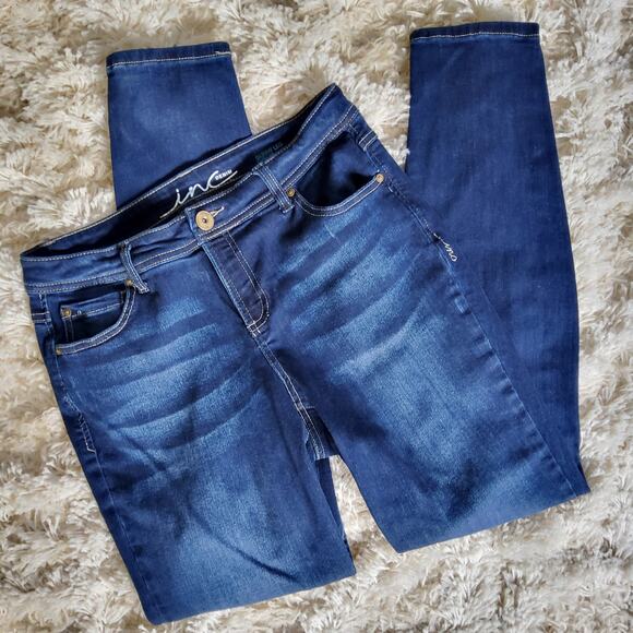 INC International Concepts Size 6 Super Stretchy Curvy Skinny Leg Denim Jeans - Picture 1 of 8